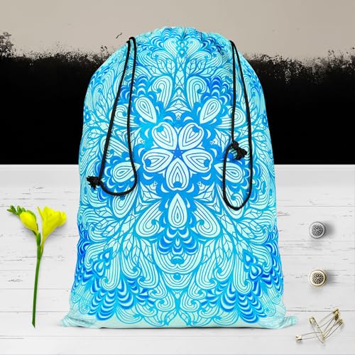 Image of ArtzFolio Ethnic Ornament D3 | Reusable Sack Bag | Bag for Gym, Storage, Vegetable & Travel