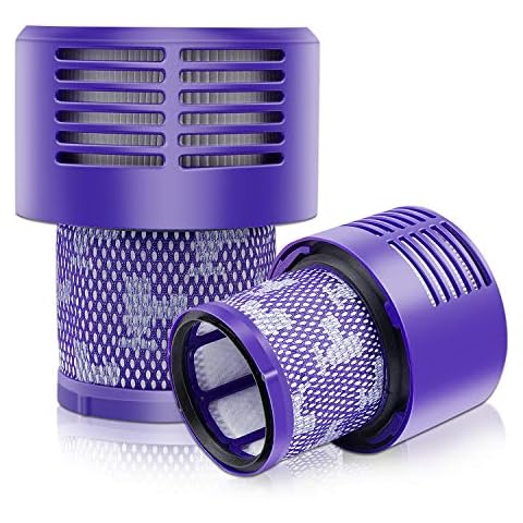 LabTEC 2 paquetes de filtros traseros V10 de repuesto para aspiradora Dyson Cover