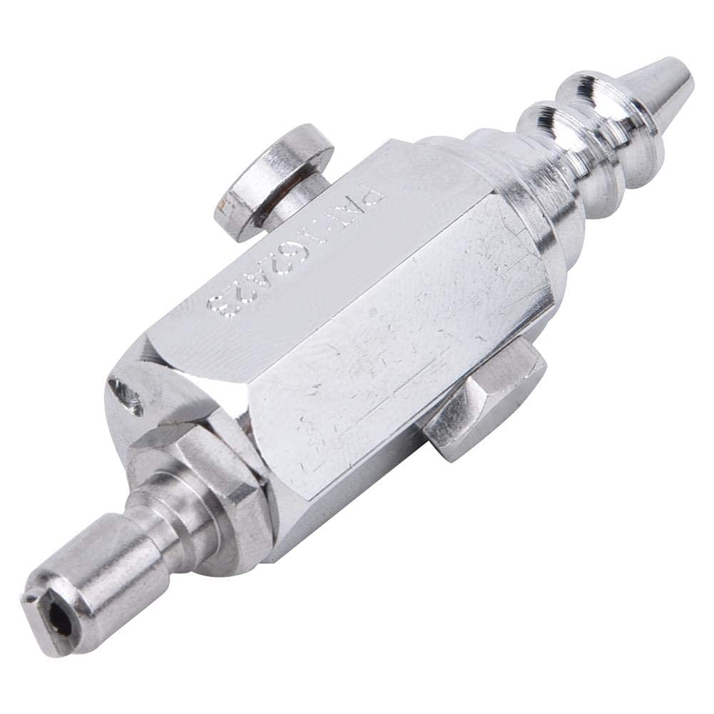 Alomejor 8 cm Professionelle Tauchluftdüse Edelstahl Tauchen Niederdruck Luftpumpe Düse Clip für Wassersport