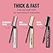 Soap & Glory Thick & Fast Super Volume Mascara - Lengthening, Thickening Voluminous Mascara - NOFLAKE24 Flake and Clump Free Supersize Extra Curl Volume - Black (10ml)