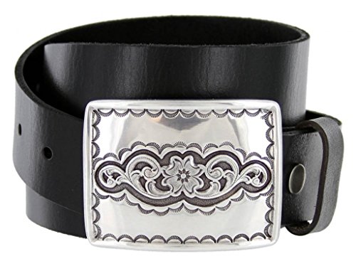 Taos Western Full Grain Leather Casual Jean Belt