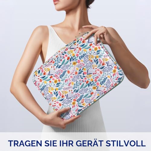TiMOVO 9-11" Tablet-Hülle für iPad A16 & Galaxy Tab, Blume – Ansicht 3