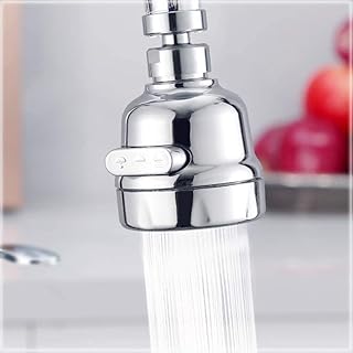 Faucet Extender Faucet Sprayer Attachment, Movable Sink Sprayer Attachment for Faucet, 360° Rotatable Kitchen Faucet Head Anti-Splash Tap Booster Shower and Water Saving Faucet for Kitchen
