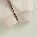 Tiacham Tiaham Baby Boy Clothes Girl Outfits Fashion Sweatshirt Sweat Pant Kids Toddler Tops Pant Sets (K Beige, 6-12 Months)