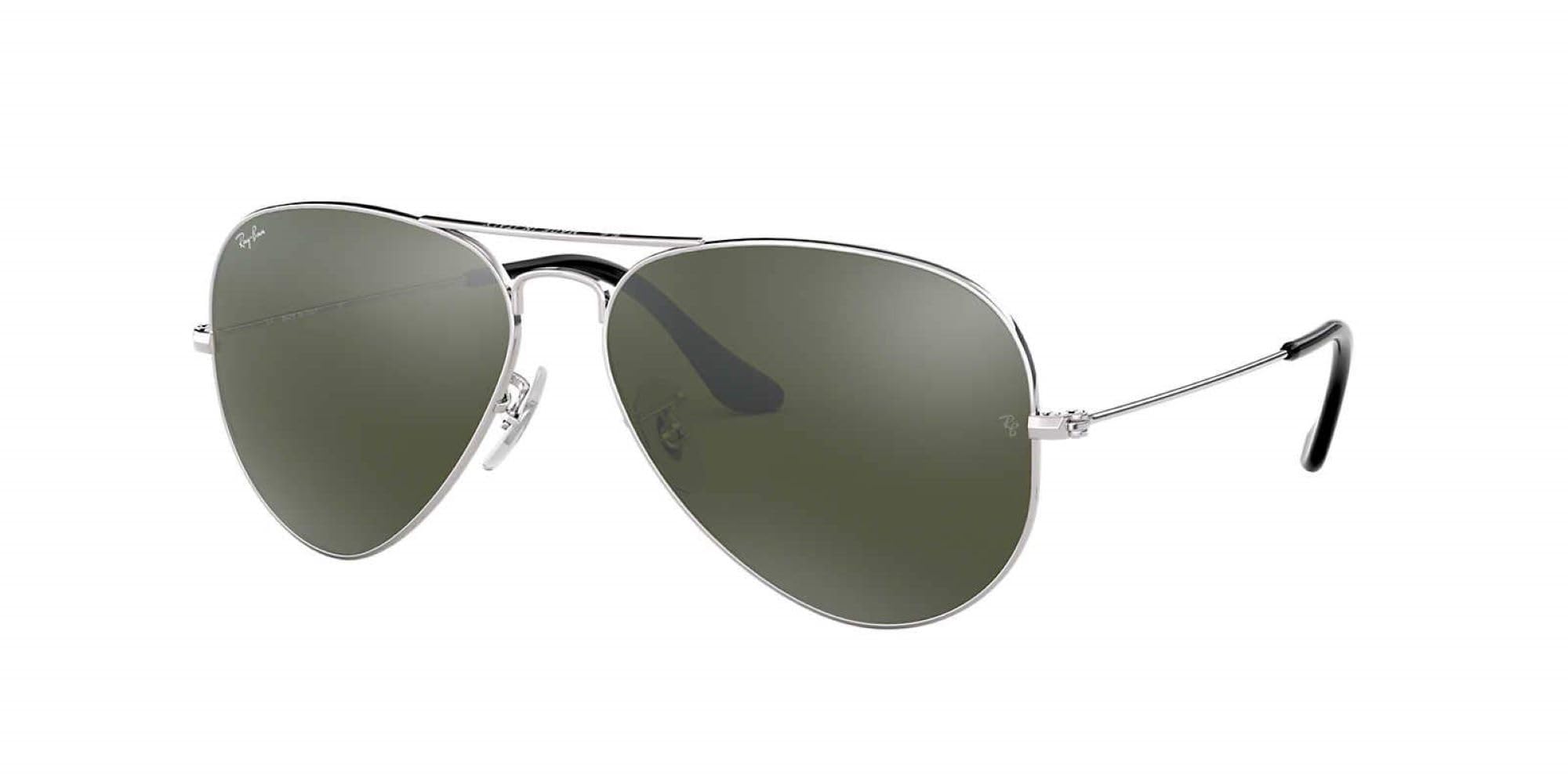 Unisex Adult RB3025 Classic Mirrored Aviator Sunglasses
