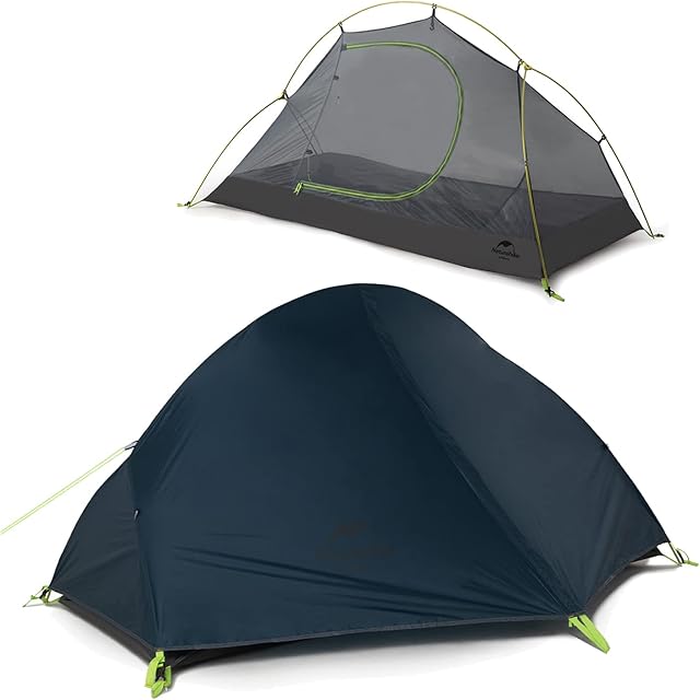 Naturehike Ultralight 1 Person Camping Tent,Lightweight Waterproof Backpacking Tent, Compact Single Camping Tent,Small Package,Easy Setup,for Camping,Hiking,Outdoor