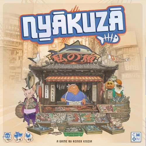Nyakuza juego de mesa estrategia competitivo para 2-4 jugadores miniatura 2
