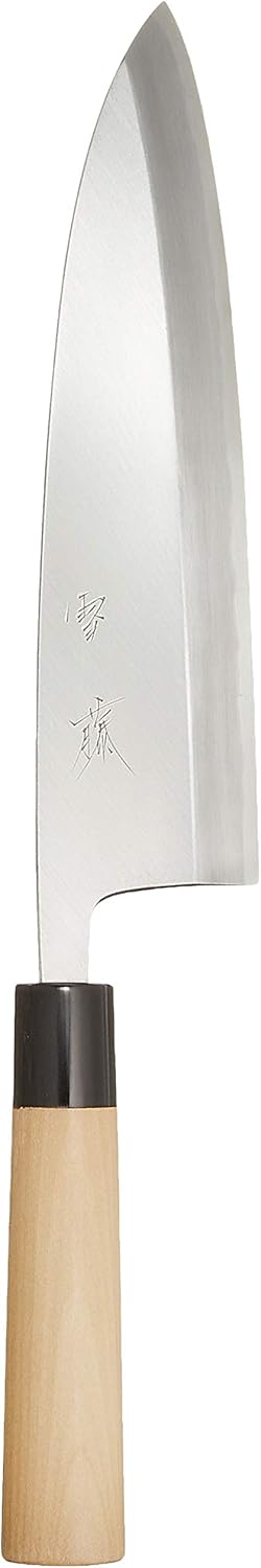 包丁 相出刃 雪藤 中霞 玉白鋼 21cm 片刃 業務用