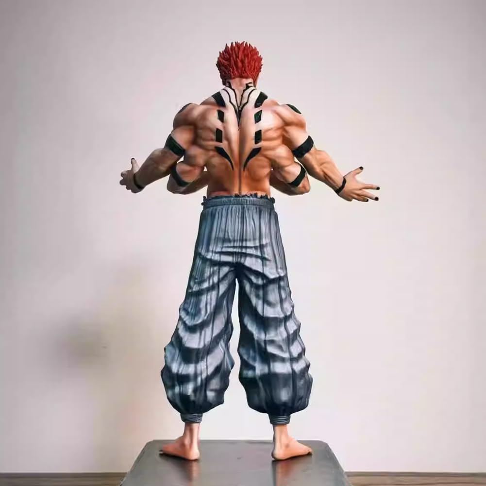 Zhongkaihua Ryomen Sukuna Figura Versión Especial JJK Estatua de pie, figura de acción JJK, figura de anime, modelo de 30 cm, figura coleccionable, regalos creativos
