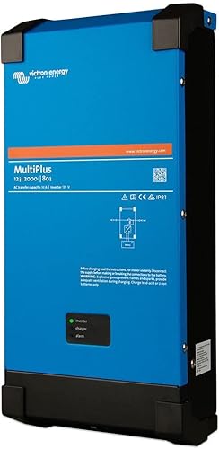Miniatura 9 de Victron Energy MultiPlus, inversor de onda sinusoidal pura de 2000 VA de 12 voltios y cargador de batería de 80 amperios