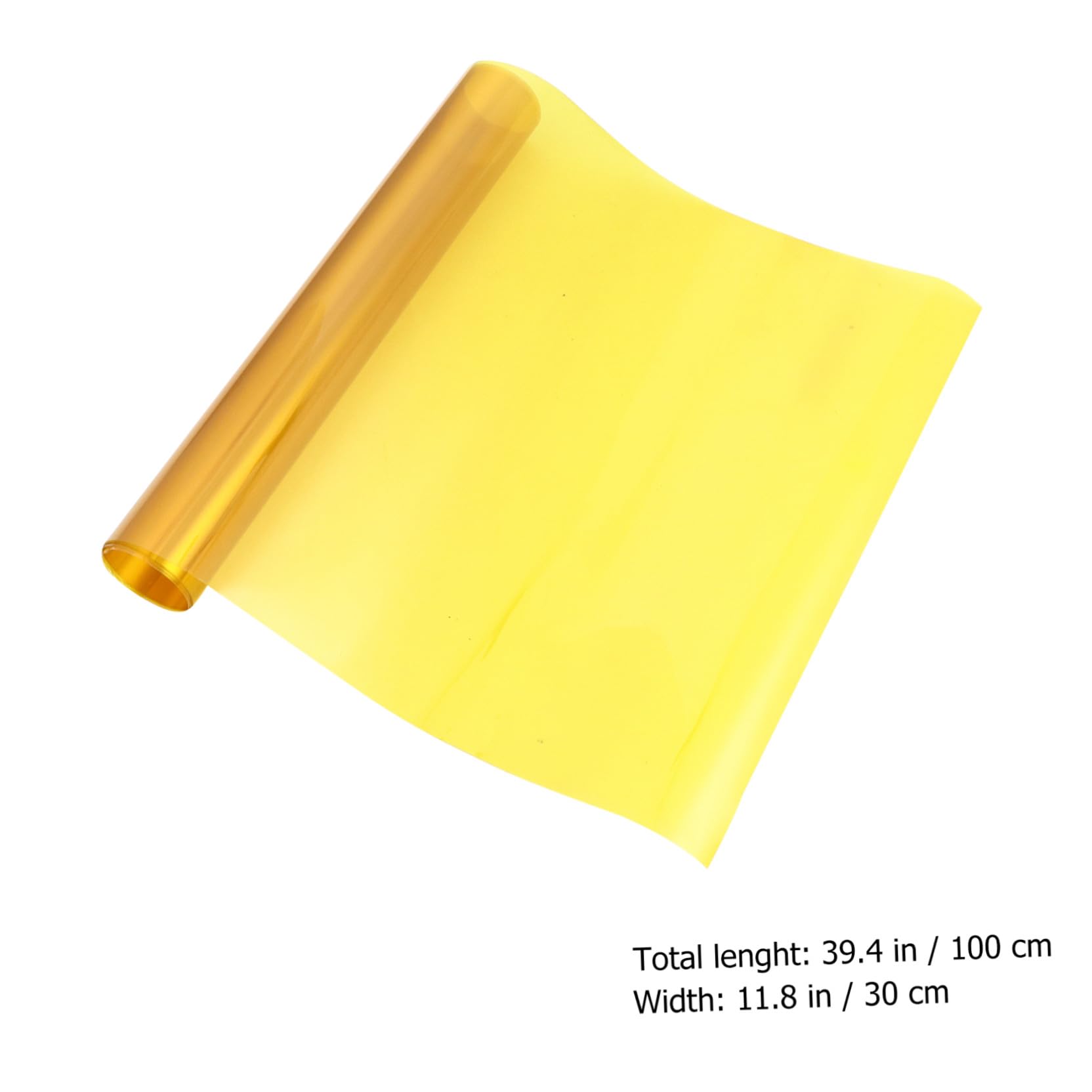 Mikikit Filtro De Gel De Iluminación Superposiciones De Corrección De Color Láminas De Plástico Transparente Atmósfera De Luz De Puesta De Sol para Escenario De Video De Película Amarillo