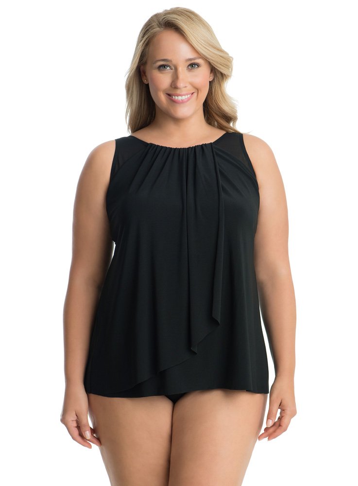 Buy Miraclesuit Plus Size Network Mariella Underwire Tankini Top Online at  desertcartMontenegro