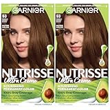Garnier Nutrisse Tinte para el cabello, 53 castaño dorado medio (castaña), Paquete con 2