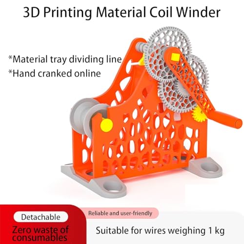 Enrouleur de filament pour imprimante 3D avec bobinage manuel