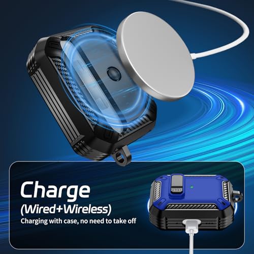 Image of for AirPods Pro 3 Case (2025 New), Secure Lock Cases Cover with Cleaning Kit & Keychain Compatible with Airpods Pro 3rd Generation Case for Men Women, Powerful Drop Protection