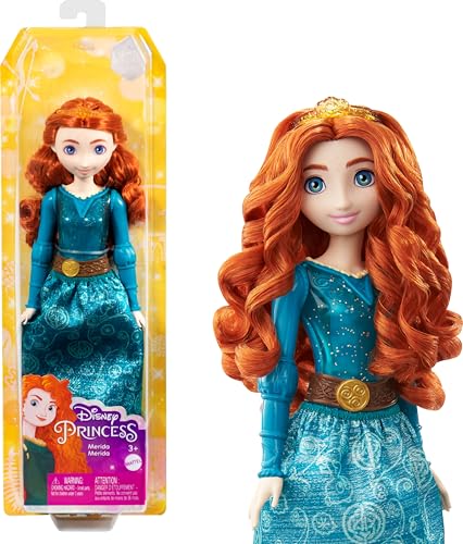 Mattel Disney Princess Merida boneca princesa filme brave, brinquedo + 3 anos (HLW13)