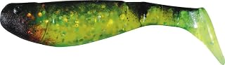 Relax Kopyto S067 - Pez de goma (3 L, 8 cm, 10 unidades), color verde y negro