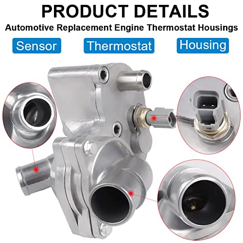 Image of 2L2Z8592BA Aluminum Thermostat Housing Compatible with 2002-2010 Explorer