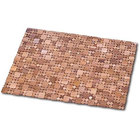 Dintex Alfombra de Teka, Madera, 60 x 40 cm Cover