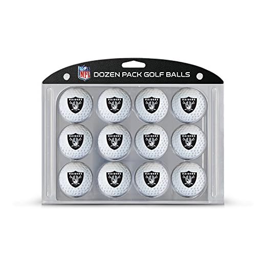 Team Golf NFL Raiders Regulation Golf Balls