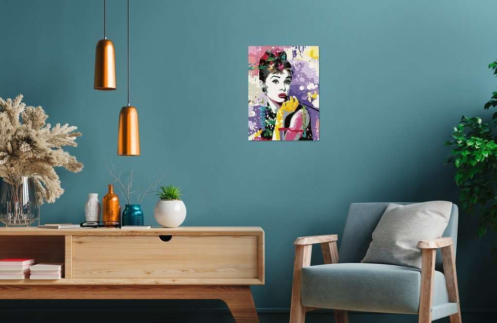 Ravensburger CreArt, Malen nach Zahlen Adults Premium - Audrey Hepburn