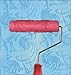 Bueer 7" DIY Patterned Paint Roller Decorative Rubber Roller with Plastic Handle (Model EG071)
