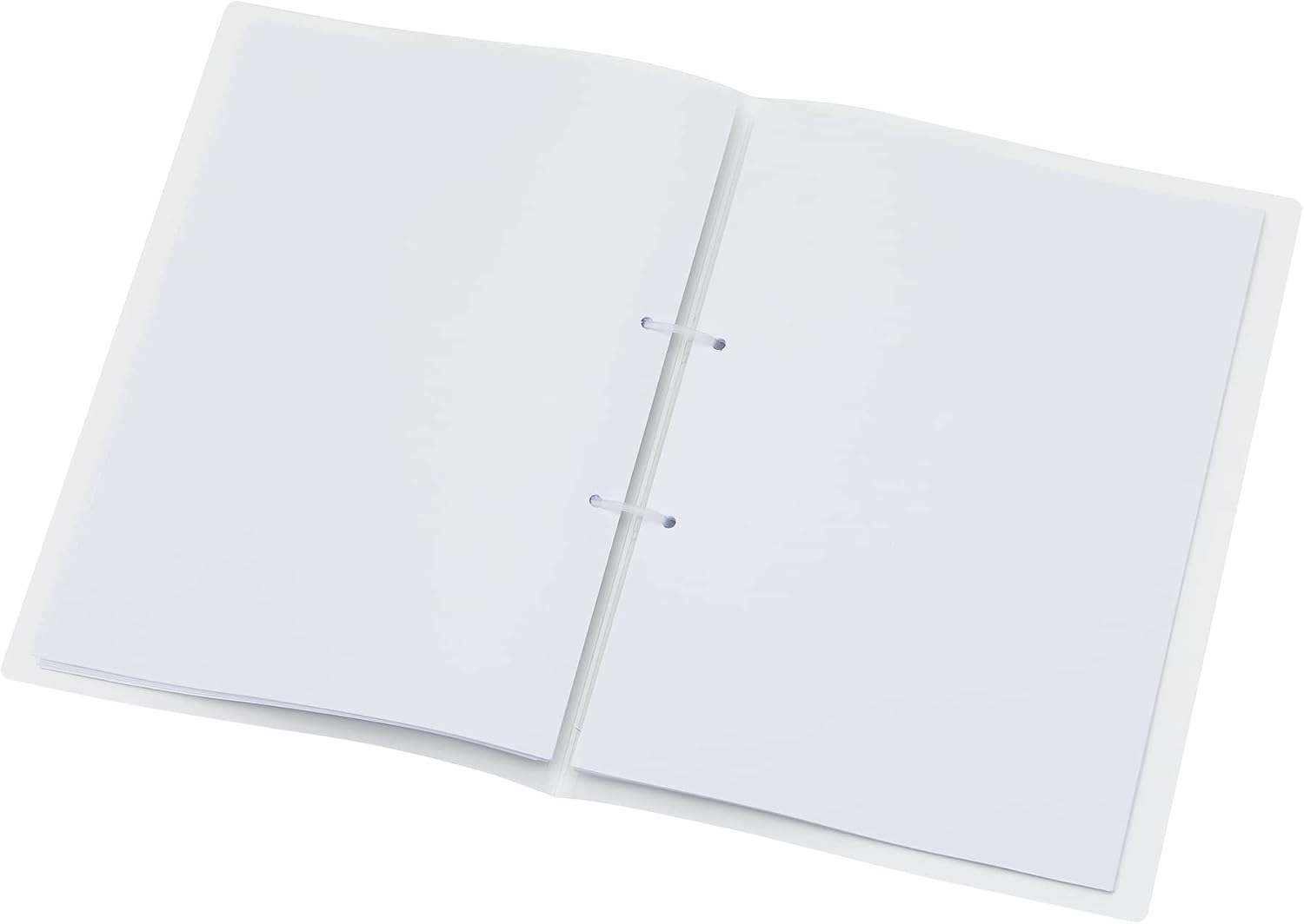 Oxford A4 Plastic Loop-Leaf File Strip Binder Transparent Pack of 10