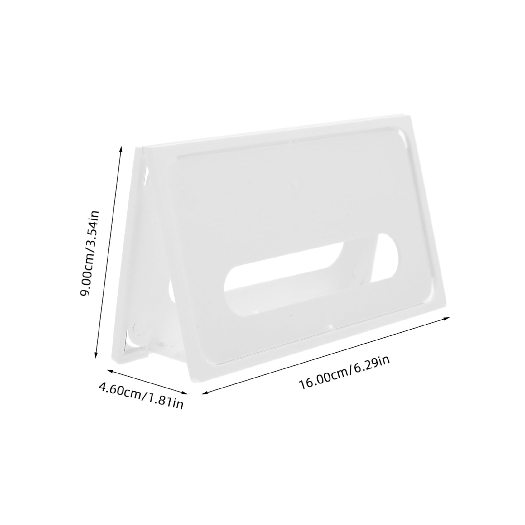 FELTECHELECTR Picture Stands for Display Plastic Sign Holder V-shape Desktop Menu Sign Stand