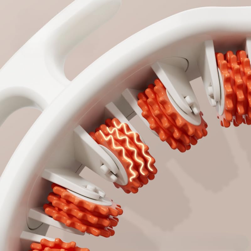 Ortorex Anti-Cellulite Roller Handmuskel-Massager(Rot)