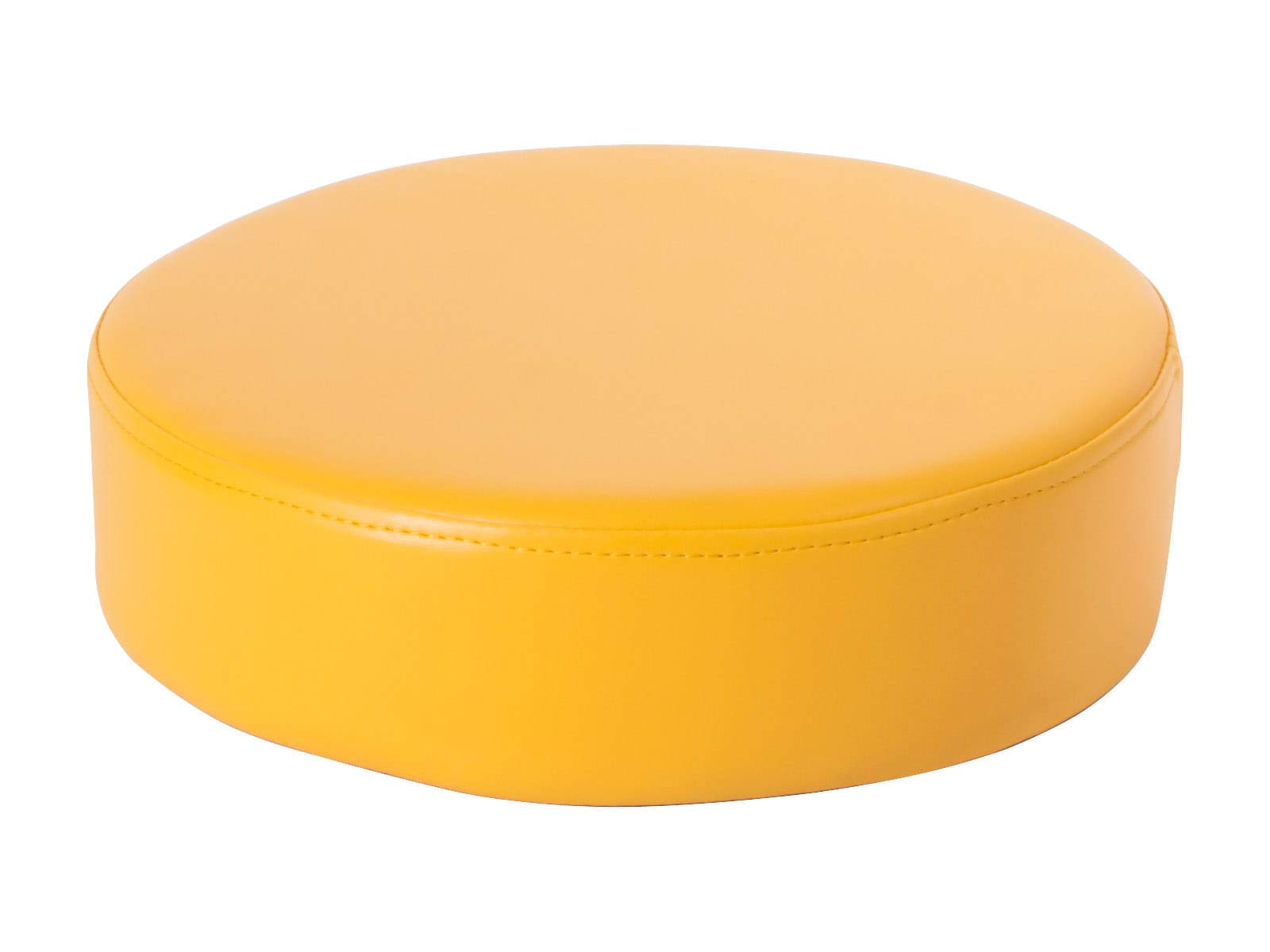 Pouf rotondo - arancione, dove i bambini possono rilassarsi, morbidezza e comfort di utilizzo, fondo antiscivolo