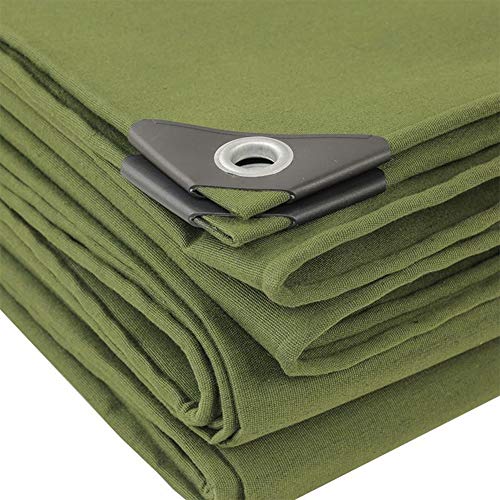 Lona exterior impermeable verde 4mx4m para techo de gazebo y camión 8