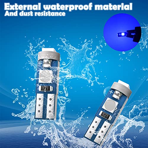 10 luces LED T5 tablero para auto, 3030 3SMD, blancas miniatura 3