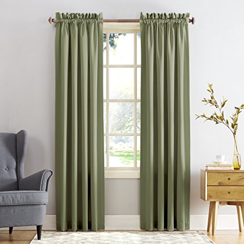 Sun Zero Barrow Energy Efficient Rod Pocket Curtain Single Panel