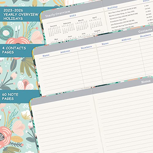 Pocket Planner 2023-2026 - Monthly Planner & Pocket Calendar, July 2023-June 2026, 6.3" X 3.8, 3 Year Monthly Planner, Calendar Planner With Inner Pocket And 60 Note Pages, Small Planner For Purse, Easy To Carry, Hard Cover #TOP5