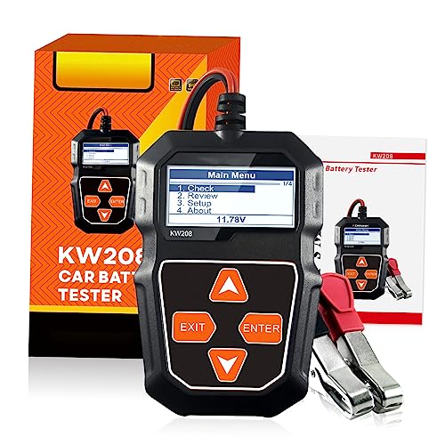 Ferramenta de diagnóstico,ERYUE Testador de carga de bateria de carro KW208 12V Analisador de altern