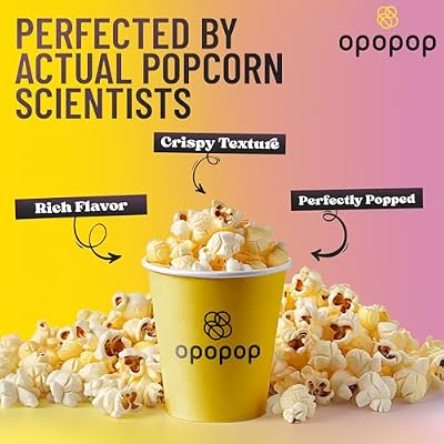 Opopop Microwave Popcorn - Maui Heat 2.8 oz., 9-Count - Sweet and Hot Popcorn, Flavored Popcorn, Non-GMO
