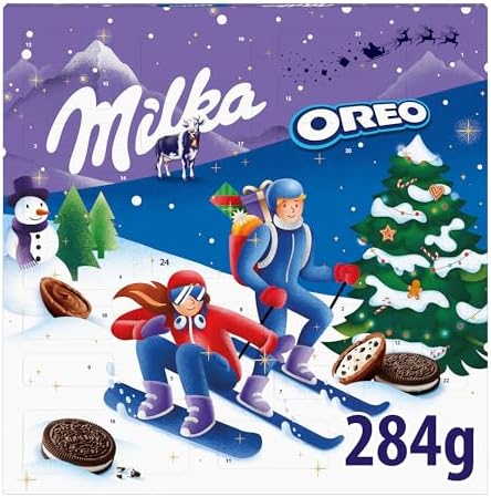 Milka Oreo Calendario de Adviento Chocolate con Leche de los Alpe...