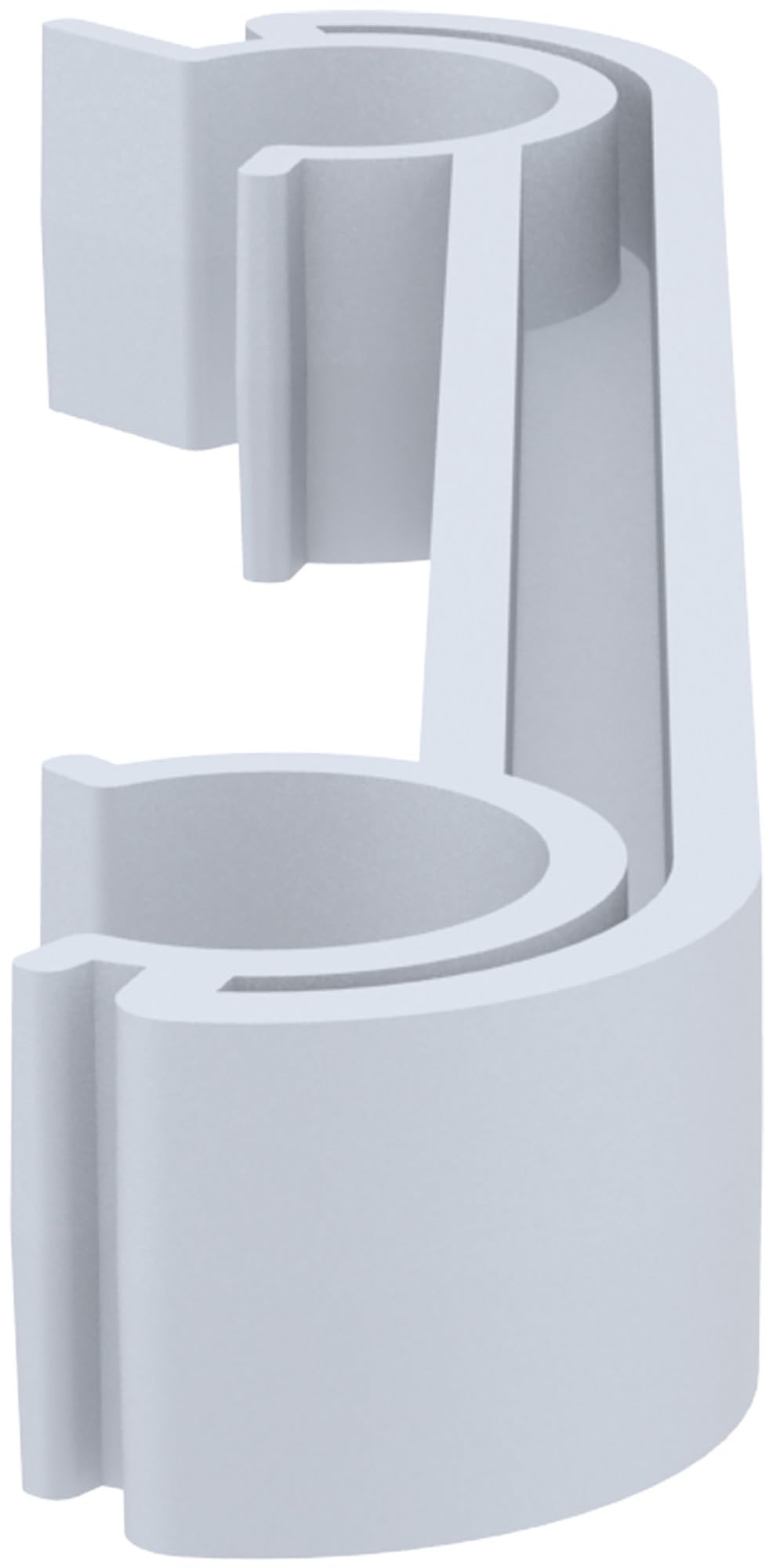 CLP Lot de 10 connecteurs pour chaises I Connecteur de rangée en Plastique I Connecteur de Chaise résistant aux intempéries, Couleur:Gris