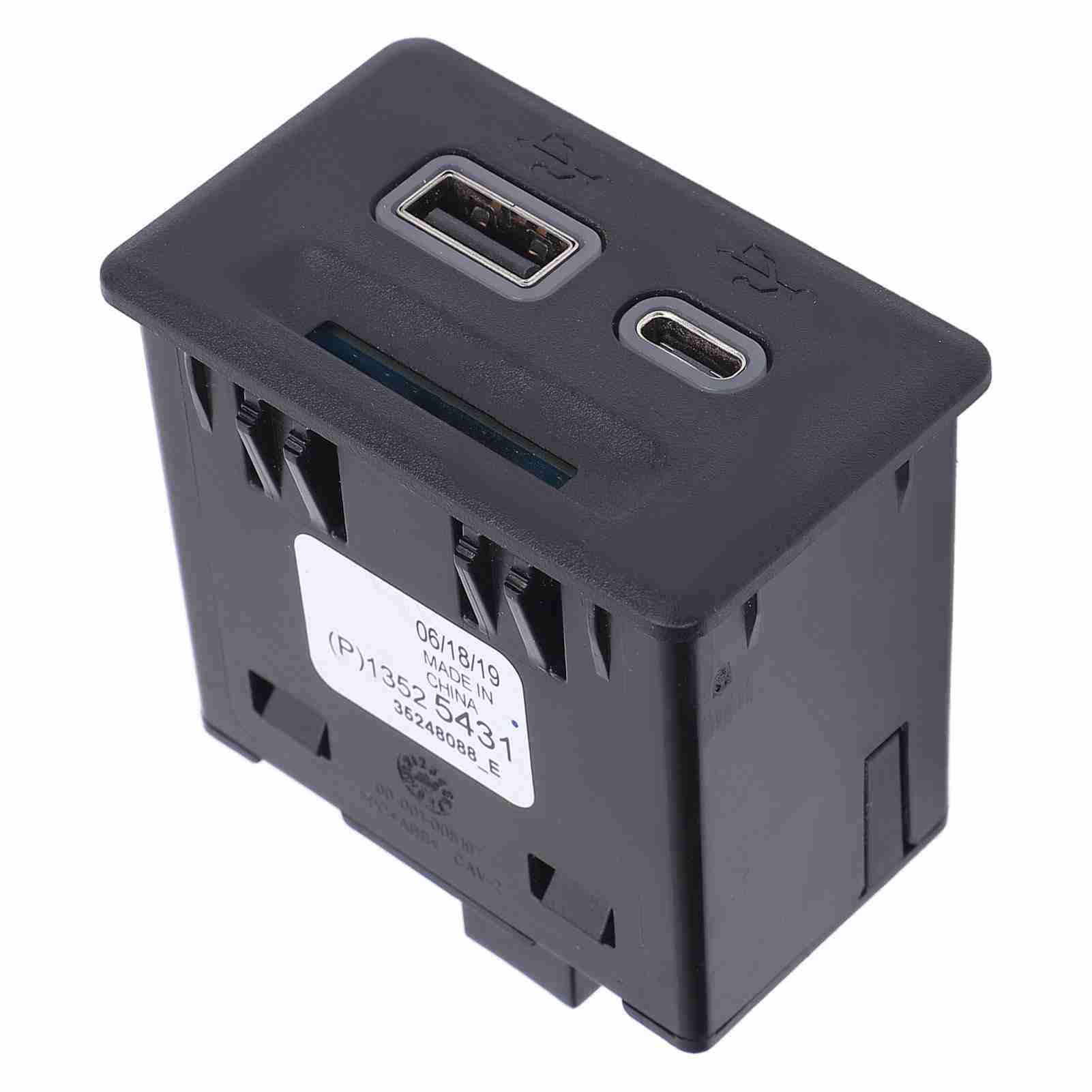 Conector USB de Consola Adaptador de Conector Auxiliar Plug and Play Compatible con CT6 XT4 XT6 XTS