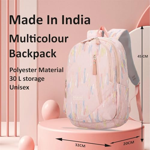 Image of Tinytot 30 Litre Japanese Korean Style School Bag Water-Resistant Laptop & Travel Backpack - Unisex Large 18 Inches Multipurpose Student Backpack for Boys & Girls, Men & Women