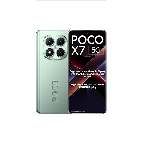 Poco X7 5G Glacier Green 8GB RAM 128GB ROM