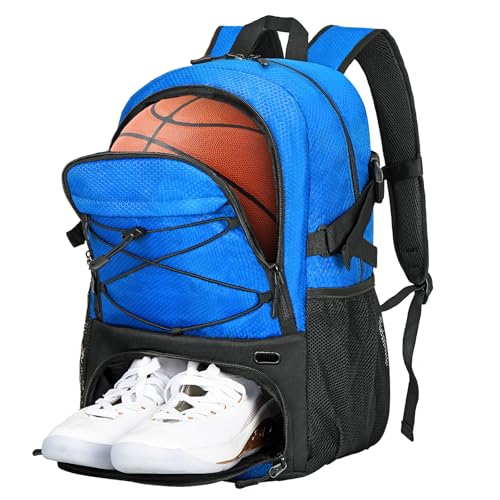 Goloni Basketball Backpack Bag,35L Basketball Bag with with Separate Ball & Shoe Compartments,Large...