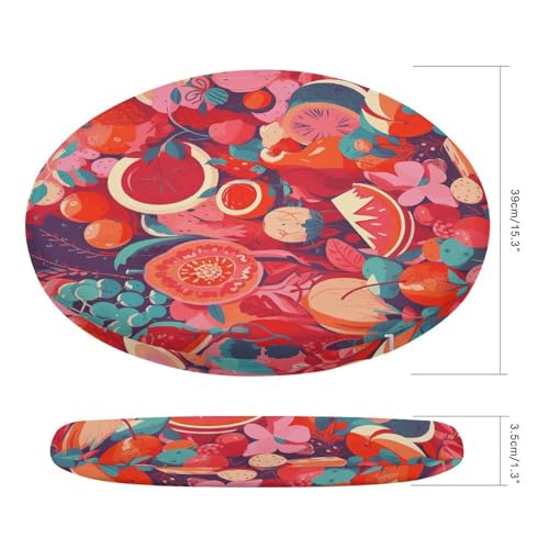 Coussin de siège rond en mousse à mémoire de forme pour sol - 3