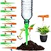 Irrigation Goutte à Goutte Kit,Arrosage Plantes Automatique, Automatiques avec Vannes Système D’Irrigation Goutte-à-Goutte, Arrosage Goutte a Goutte, avec Vannes de Régulation(15 Pcs)