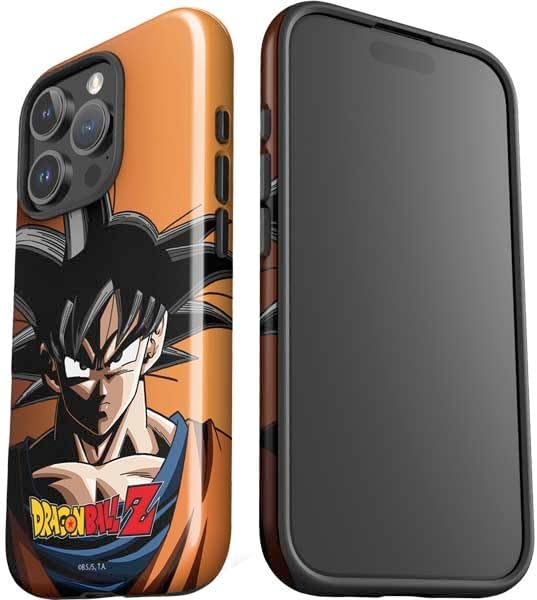 Skinit Impact Phone Case Compatible with iPhone 16 Pro - Officially Licensed Dragon Ball Z Goku Portrait Design
