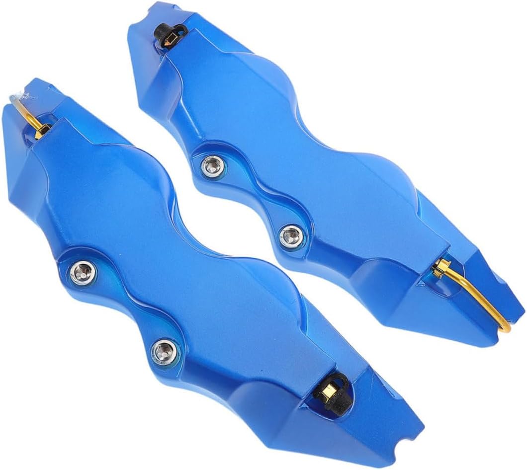 Luxshiny 1Pair Brake Caliper Covers Durable Disc Brake Caliper Guard Aesthetic Upgrade for Front and Rear Easy Installation Fits Car Models