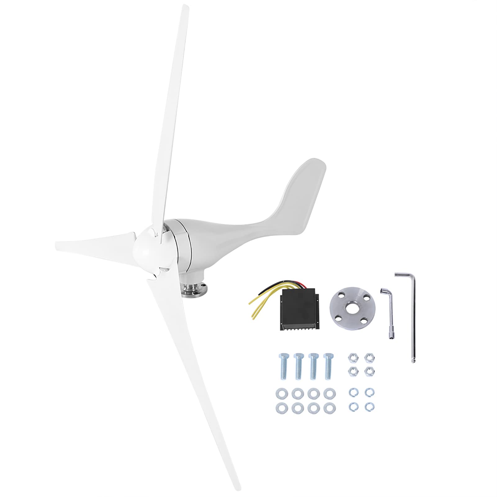 Kit Generatore Eolico da 500 W DC12V Produttore di Energia Efficiente per Uso Domestico e Industriale