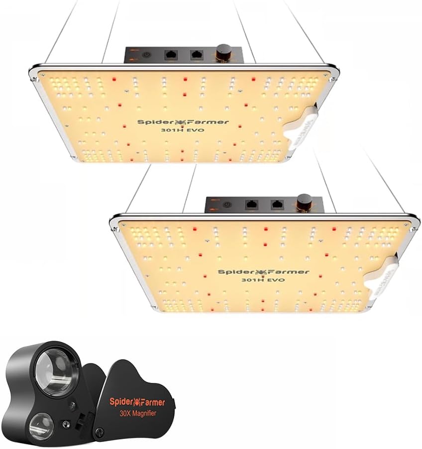 Spider Farmer Magnifier and SF1000 Grow Light 2Pick