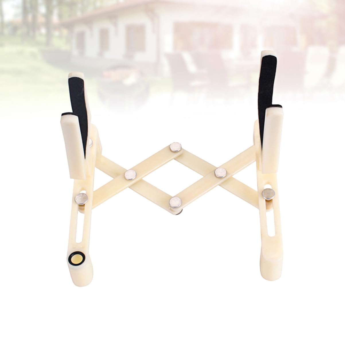 Foldable Violin Floor Holder Plastic Stand Sponge Pad for Violin Accessories