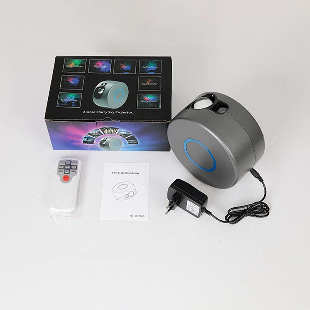 LED Sternenhimmel Projektor Nachtlichtprojektor/Projektionslampe Kinder, Projektor Lampe Ozean mit Fernbedienung,Black